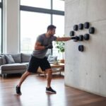 TB05 BLUETOOTH MODULAR BOXING TARGET WITH MUSIC AND HMS GLOVES - Image 2