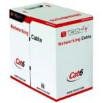 Techly Cat 6 UTP Twisted Pair Cable 305m Box Blue SOHO CCA