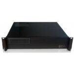 TECHLY COMPACT ATX RACK PC CASE 19 INCH 2U BLACK I-CASE IPC-240L
