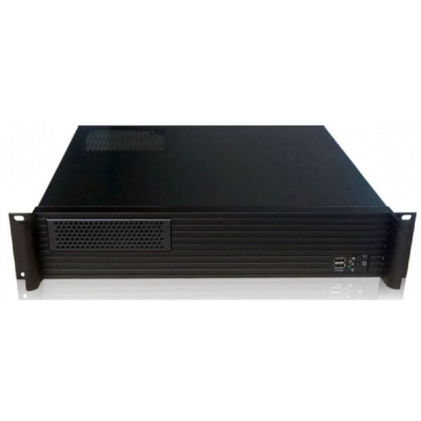 TECHLY COMPACT ATX RACK PC CASE 19 INCH 2U BLACK I-CASE IPC-240L