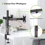 TECHLY DOUBLE DESK ARM 2X LED/LCD 13-27 CA - Image 7
