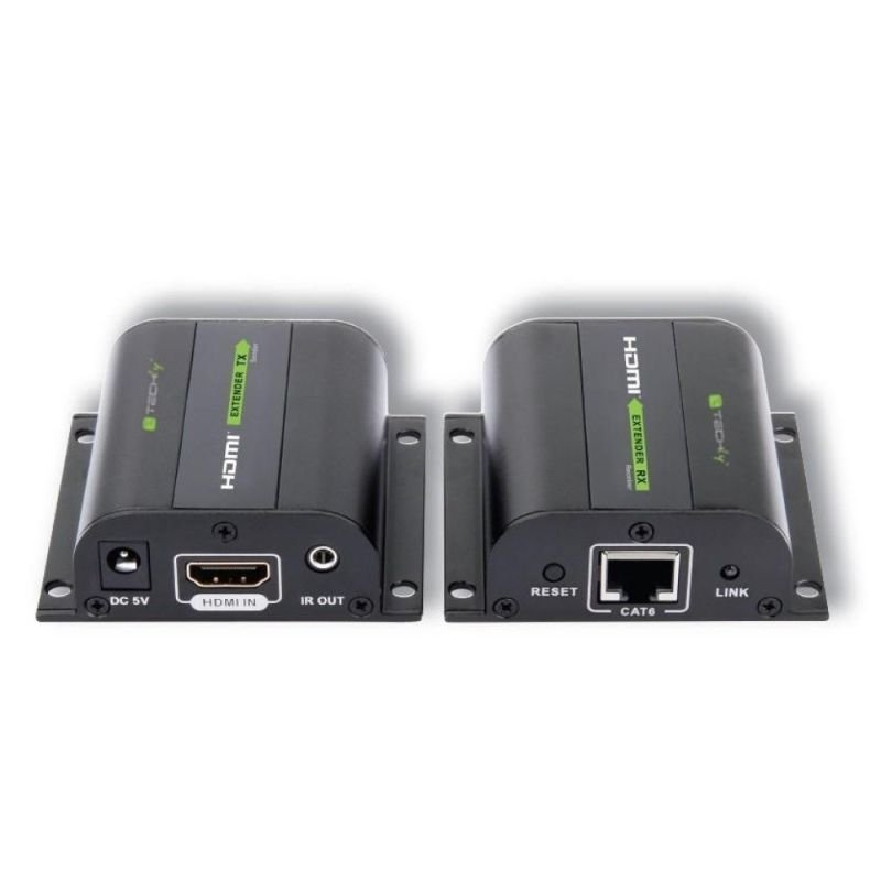 lupin-wear-ca-techly-extender-hdmi-hd-3d-60m-po-rj45-ir-remote-idata-ext-e70i-2339717 TECHLY EXTENDER HDMI HD 3D 60M PO RJ45 IR REMOTE IDATA EXT-E70I - Image 1