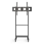 TECHLY MOBILE TV STAND 50-90” UP TO 70KG ADJUSTABLE AV SHELF - Image 4