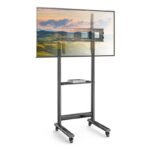 TECHLY MOBILE TV STAND 50-90” UP TO 70KG ADJUSTABLE AV SHELF - Image 5