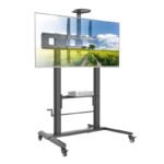 TECHLY MOBILE TV STAND 52-110" 120KG STEPPABLE ADJUSTMENT - Image 3