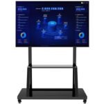 TECHLY MOBILE TV STAND LED/LCD/PDP 55-100 INCHES 150KG WITH SHELF ICA-TR30 - Image 2