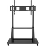 TECHLY MOBILE TV STAND LED/LCD/PDP 55-100 INCHES 150KG WITH SHELF ICA-TR30 - Image 4