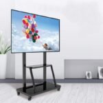 TECHLY MOBILE TV STAND LED/LCD/PDP 55-100 INCHES 150KG WITH SHELF ICA-TR30 - Image 6
