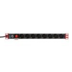 TECHLY POWER STRIP 191U X8 - SCHUKO SOCKETS - Image 3