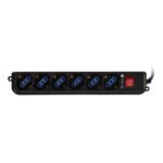 TECHLY POWER STRIP WITH UPS CABLE - 6 OUTLETS - Image 3