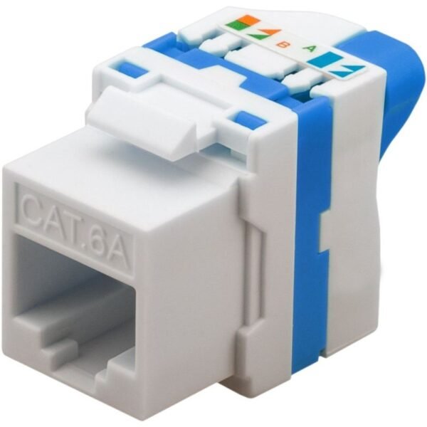 TECHLY SELF-CLAMPING KEYSTONE RJ45 MODULE CAT.6A U/