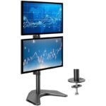 TECHLY VERTICAL DESK STAND FOR 2 MONITORS 13-27" LCD 10KG - Image 5