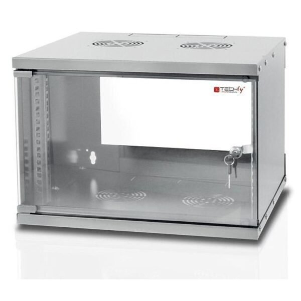 TECHLY WALL-HUNG CABINET ECO 19 6U/450MM ASSEMBLED GRAY 022229