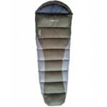 TRIP GREEN-GRAY TOURIST SLEEPING BAG WITH COMPRESSION 210X80X50CM ENERO CAMP - Image 2