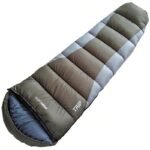 TRIP GREEN-GRAY TOURIST SLEEPING BAG WITH COMPRESSION 210X80X50CM ENERO CAMP - Image 3