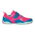 Trollkids Skaland Barefoot Hiker Shoes Bright Pink/Marsh Blue/Aquamarine Mist - Image 3