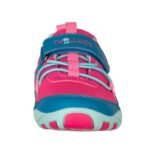 Trollkids Skaland Barefoot Hiker Shoes Bright Pink/Marsh Blue/Aquamarine Mist - Image 4