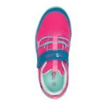 Trollkids Skaland Barefoot Hiker Shoes Bright Pink/Marsh Blue/Aquamarine Mist - Image 6