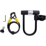 U-LOCK BIKE LOCK + CABLE 10X1200mm DUNLOP - Image 8