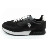 US Polo Assn sports shoes sneakers mens fashionable comfortable black - Image 2