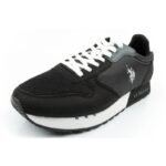 US Polo Assn sports shoes sneakers mens fashionable comfortable black - Image 3