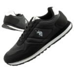 US Polo Assn sports shoes sneakers mens fashionable comfortable black