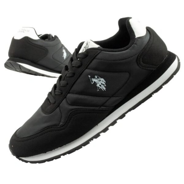 US Polo Assn sports shoes sneakers mens fashionable comfortable black