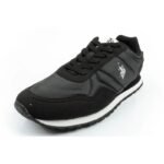 US Polo Assn sports shoes sneakers mens fashionable comfortable black - Image 3