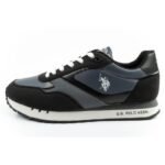 US Polo Assn sports shoes sneakers mens fashionable comfortable gray - Image 2