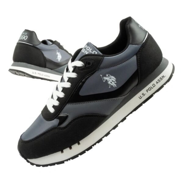 US Polo Assn sports shoes sneakers mens fashionable comfortable gray