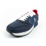 US Polo Assn sports shoes sneakers mens fashionable comfortable navy blue - Image 3