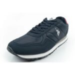 US Polo Assn sports shoes sneakers mens fashionable comfortable navy blue - Image 3