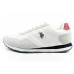US Polo Assn sports shoes sneakers mens fashionable comfortable white - Image 2