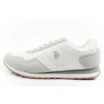 US Polo Assn sports shoes sneakers mens fashionable comfortable white - Image 2