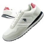 US Polo Assn sports shoes sneakers mens fashionable comfortable white