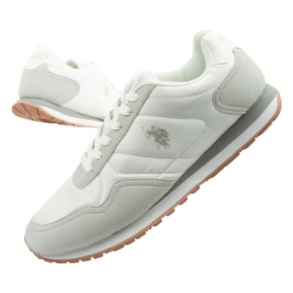US Polo Assn sports shoes sneakers mens fashionable comfortable white