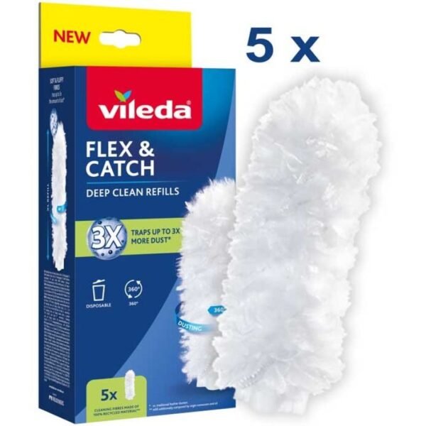 Vileda FlexCatch duster inserts 5 pcs.