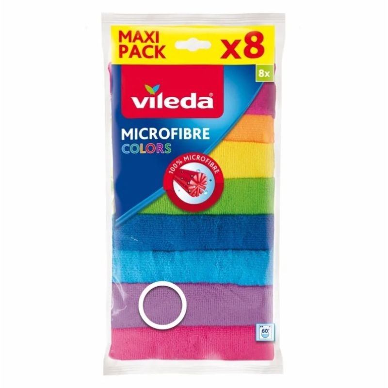 lupin-wear-ca-vileda-microfiber-cloth-colors-8-pcs-2341574 Vileda Microfiber Cloth COLORS 8 pcs. - Image 1