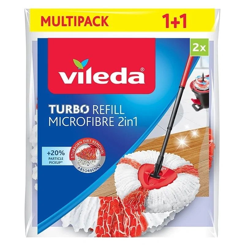 lupin-wear-ca-vileda-turbo-2in1-spin-mop-insert-2-pcs-2341509 Vileda TURBO 2in1 spin mop insert 2 pcs. - Image 1