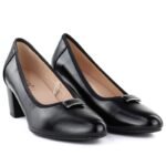 Vinceza 58622 black block heel pumps - Image 3