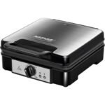 Waffle maker XL MPM MGO-36M 1200W thermostat, 4 waffles - Image 2