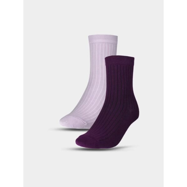 Womens 4F 4FWSS25USOCF375-91S Casual Ankle Socks (2-pack)