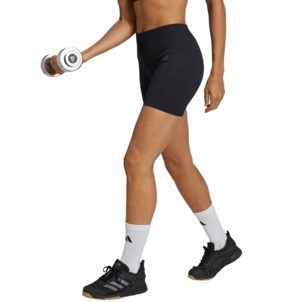 Womens adidas Workout Essentials 4 inch black shorts JX3902