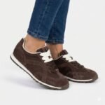 Womens brown suede leather shoes Vinceza 86427 - Image 5