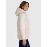 Womens down vest with synthetic filling 4F 4FRAW25TVJAF327-83S - Image 4