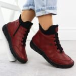Womens insulated black ankle boots Rieker 55069-35 - Image 5