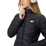 Womens jacket 4F F0855 deep black 4FWSS26TDJAF0855 20S - Image 5