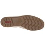 Womens leather shoes, comfortable beige moccasins, Rieker L9354-60 - Image 5