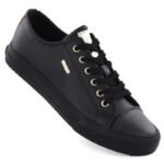 Womens low-top sneakers, eco-leather, white, Big Star RR274749