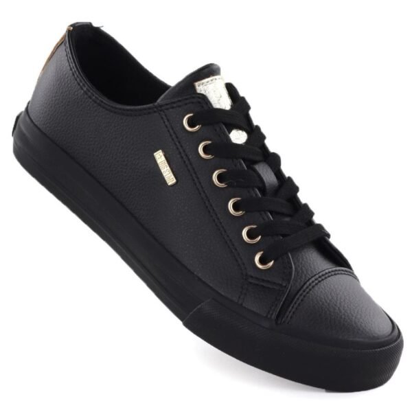 Womens low-top sneakers, eco-leather, white, Big Star RR274749
